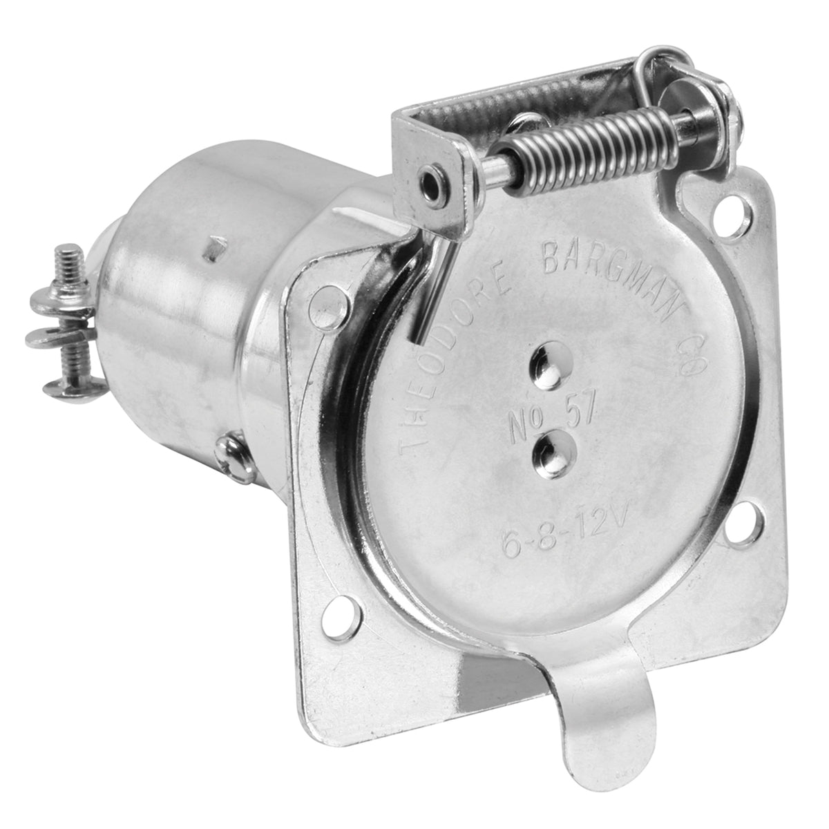 Bargman 7-Way Metal Connector Car End #50-57-503