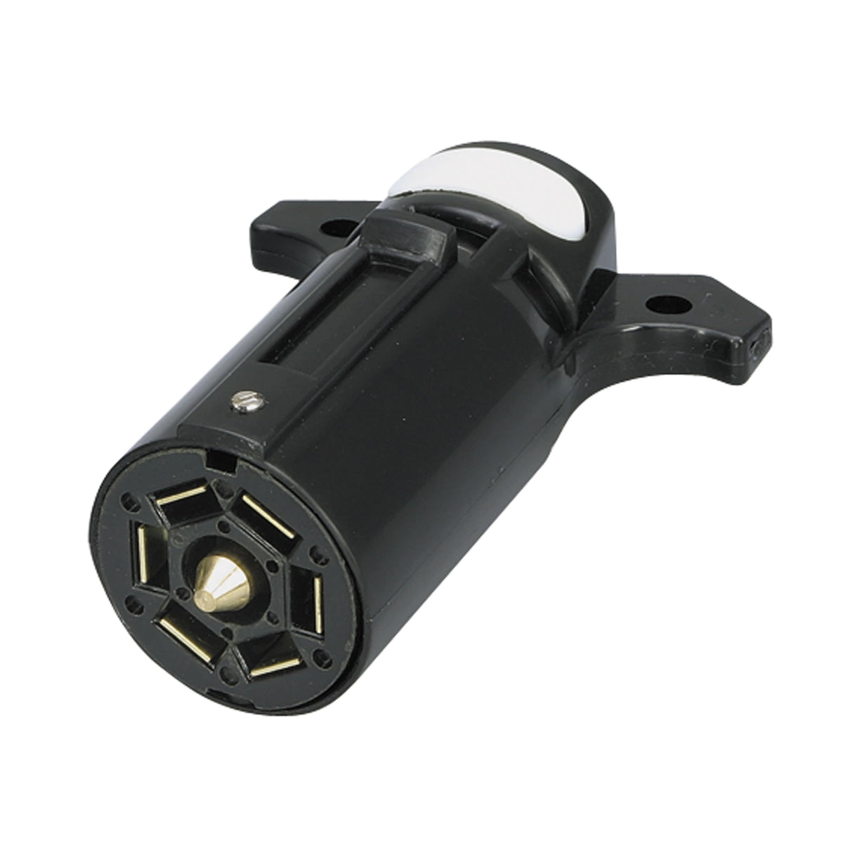 Bargman 7-Way Plastic Connector Trailer End #50-77-003