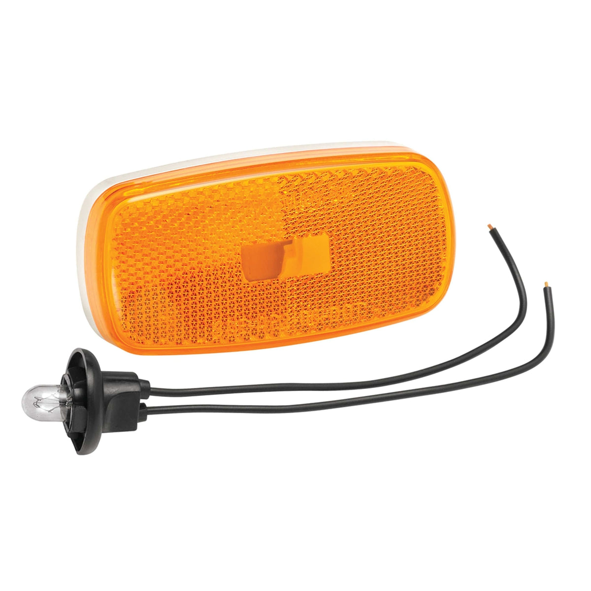 Bargman Clearance Light #59 Amber with White Base #31-59-002