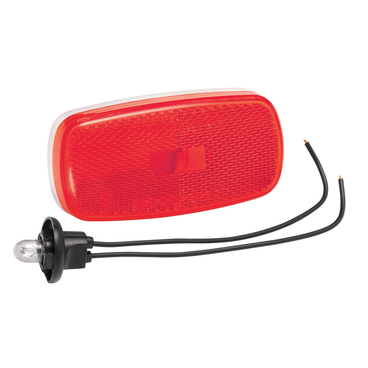 Bargman Clearance Light #59 Red with White Base #31-59-001