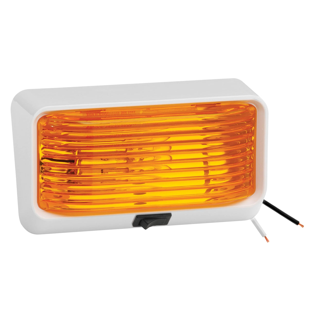 Bargman Porch Light #78 Amber with Ash White #5 #34-78-518