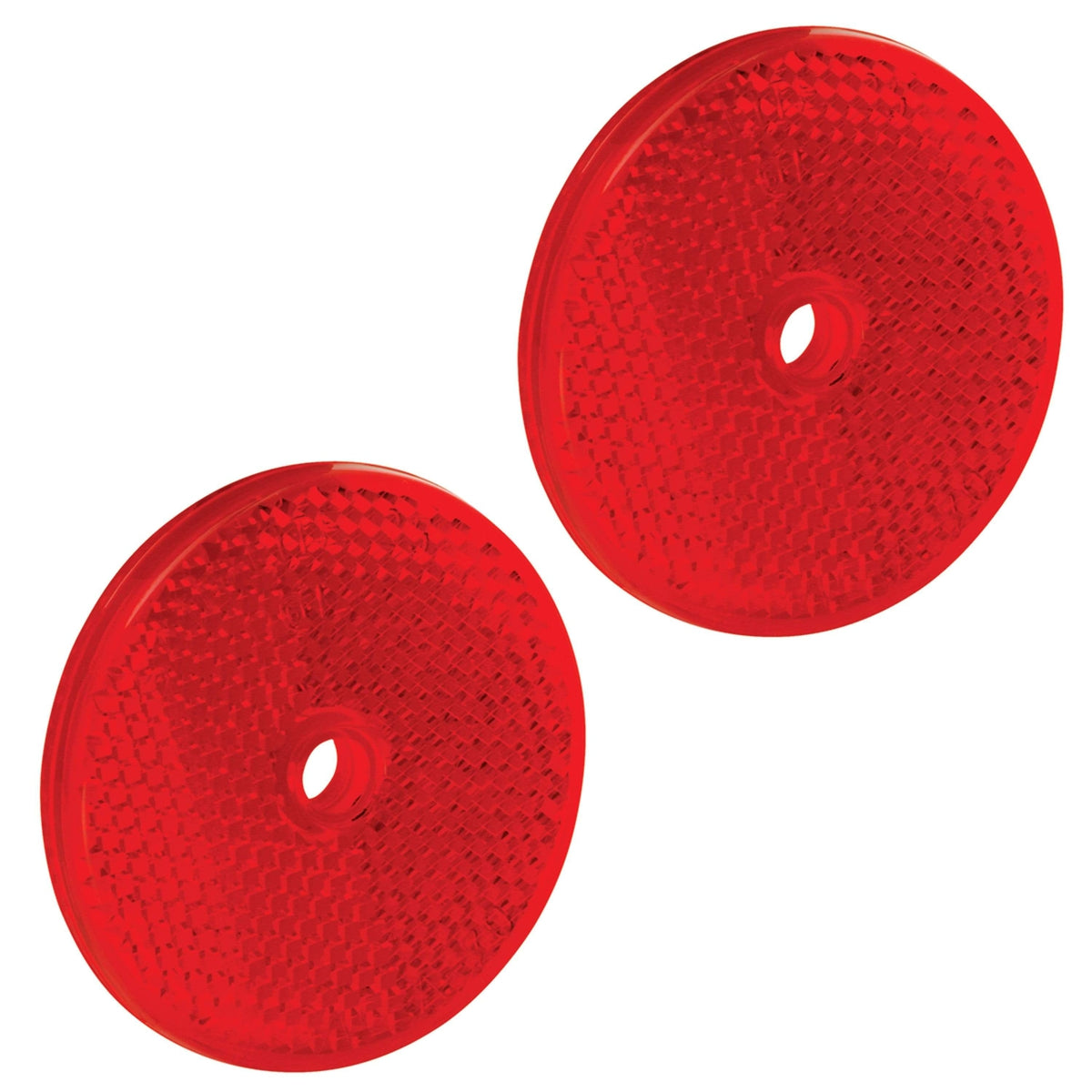 Bargman Reflector 2-3/16" Round Center Mount Red #74-71-170