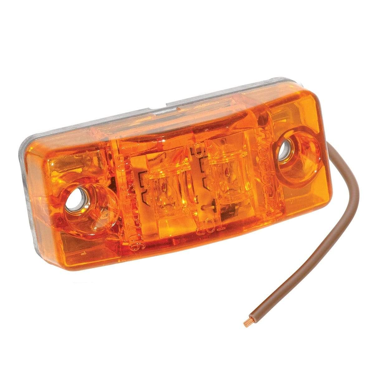 Bargman Qualifies for Free Shipping Bargman Side Marker Clearance Light LED Amber #42-99-402