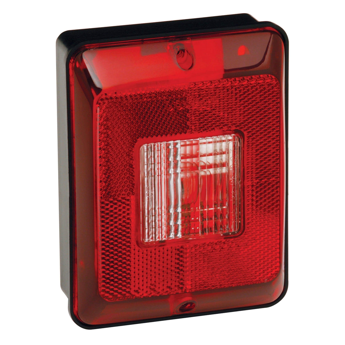 Bargman Taillight #86 Single Vertical Backup with Black Base #31-86-103