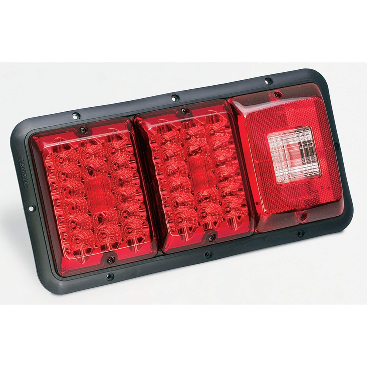 Bargman Taillight Horizontal Mount with Red/Red #48-84-009