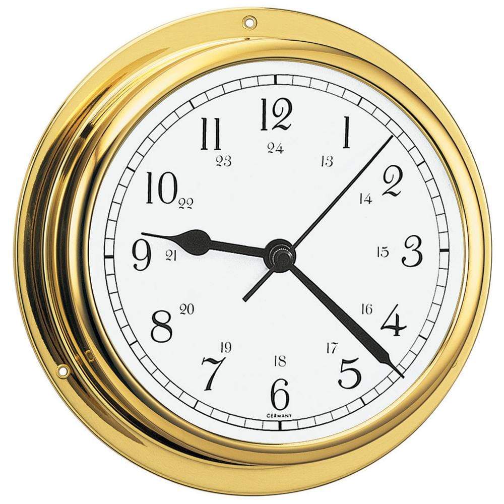 BARIGO Qualifies for Free Shipping Barigo Quartz Clock 5" Dial Brass Housing VIKING Series #611MSAR