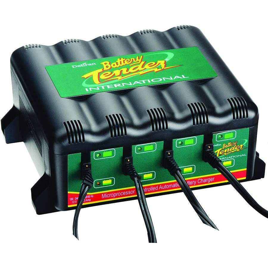 Battery Tender Qualifies for Free Shipping Battery Tender 4-Bank International #022-0148-DL-WH