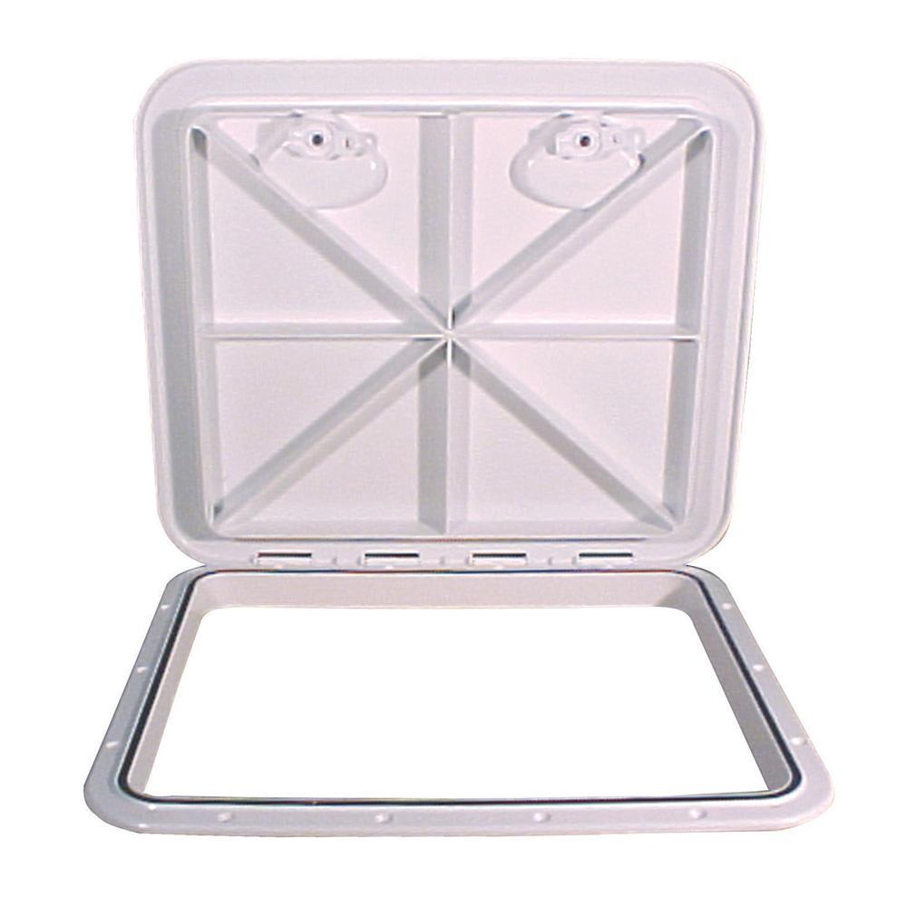 Beckson Marine Qualifies for Free Shipping Beckson 18" x 21" Flush Hatch White Vertical or Horizontal #HT1821-W