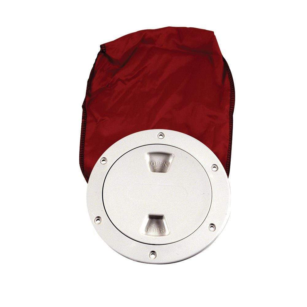 Beckson Marine Qualifies for Free Shipping Beckson 4" Stowaway Deck Plate White 12" Bag 4.5" Cutout #DP40BW
