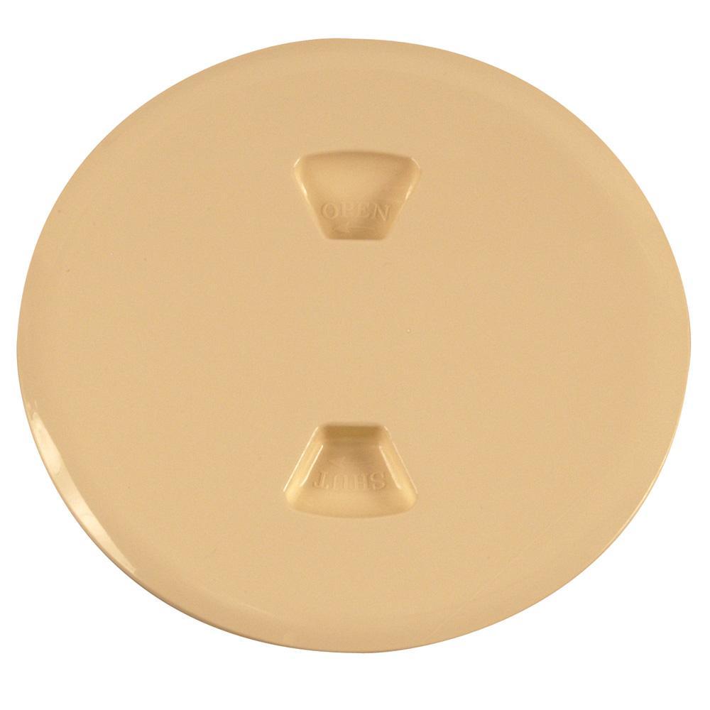 Beckson Marine Qualifies for Free Shipping Beckson 5" Twist Out Deck Plate Beige 5.5" Cutout #DP50-N