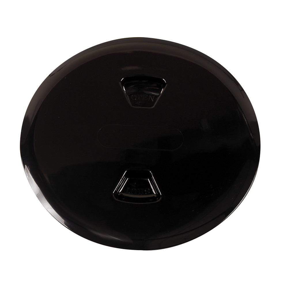Beckson Marine Qualifies for Free Shipping Beckson 5" Twist Out Deck Plate Black 5.5" Cutout #DP50-B