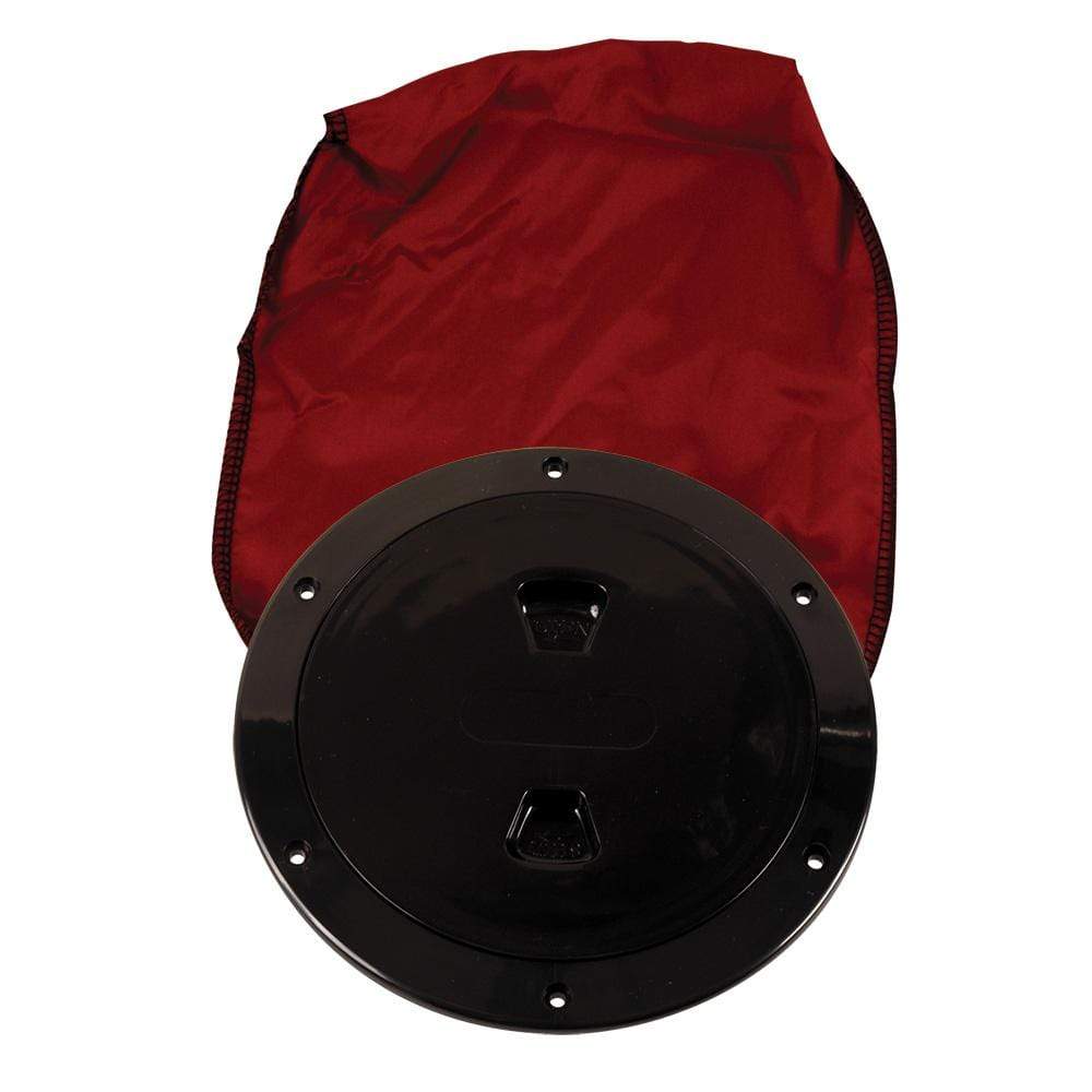 Beckson Marine Qualifies for Free Shipping Beckson 6" Stowaway Deck Plate Black w/12" Bag 6.5" Cutout #DP60BB