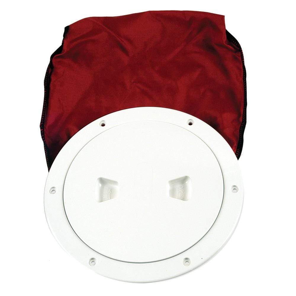 Beckson Marine Qualifies for Free Shipping Beckson 6" Stowaway Deck Plate White w/12" Bag 6.5" Cutout #DP60BW