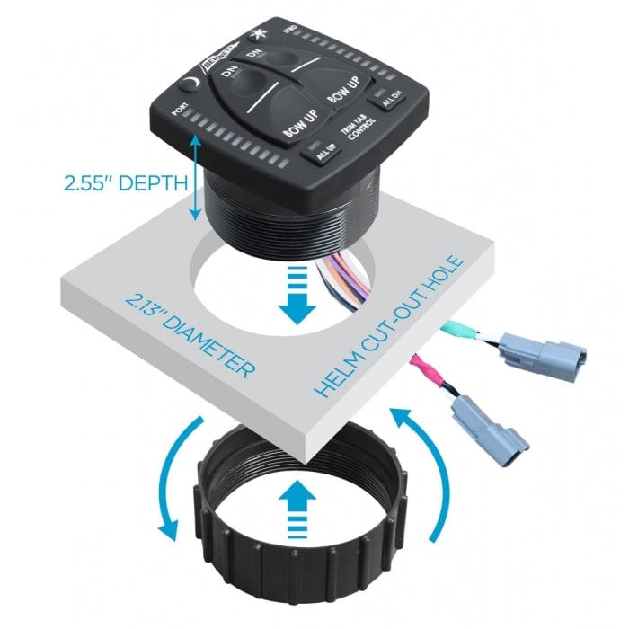 Bennett Trim Tabs Qualifies for Free Shipping Bennett Trim Tabs One Box Indication Unit for Hydraulic #OBI9000-H