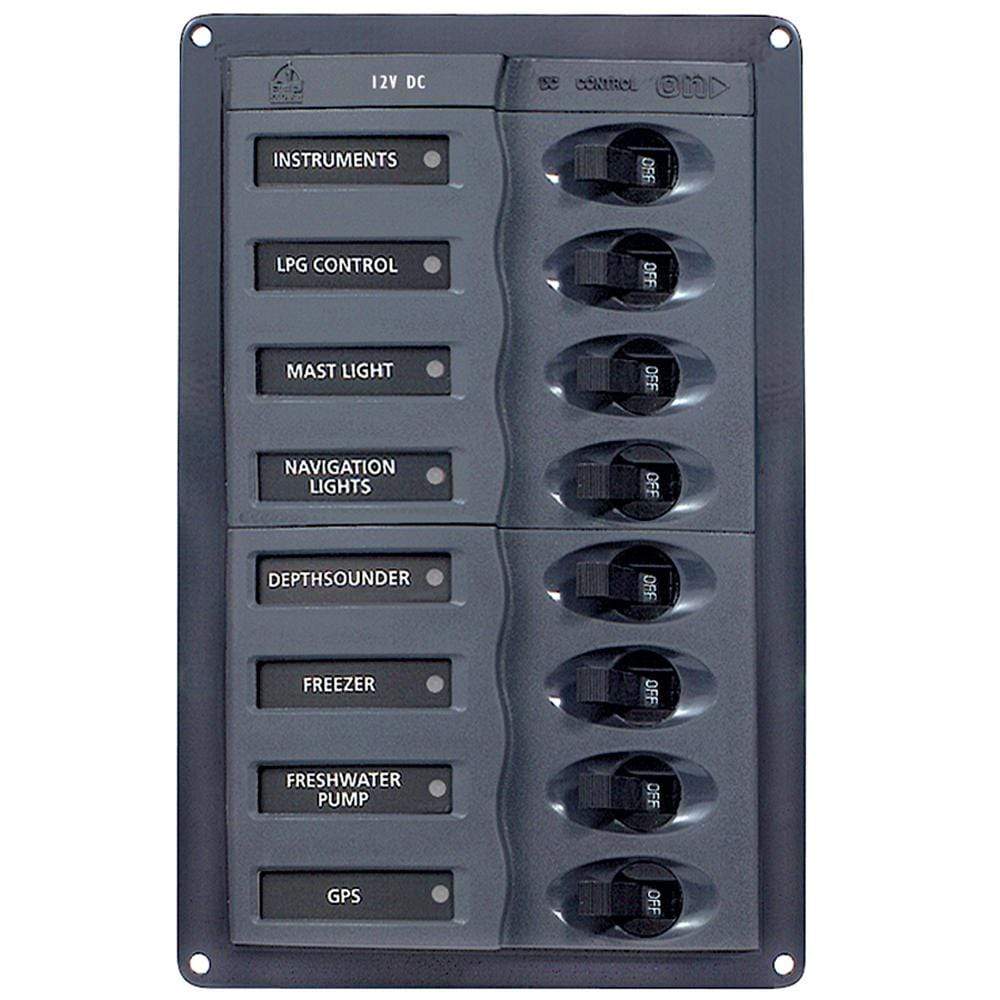 BEP Marine Qualifies for Free Shipping BEP DC Panel 8-Way Vertical #901V
