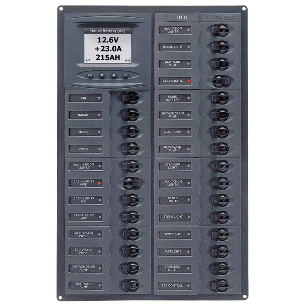 BEP Marine Qualifies for Free Shipping BEP Millennium Series DC Circuit Breaker Panel Digital Meter #M28-DCSM