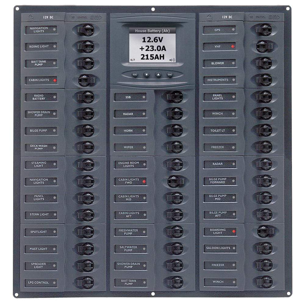 BEP Marine Qualifies for Free Shipping BEP Millennium Series DC Circuit Breaker Panel Digital Meter #M44-DCSM