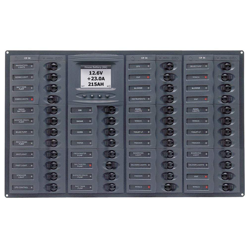 BEP Marine Qualifies for Free Shipping BEP Millennium Series DC Circuit Breaker Panel Digital Meter #M44H-DCSM