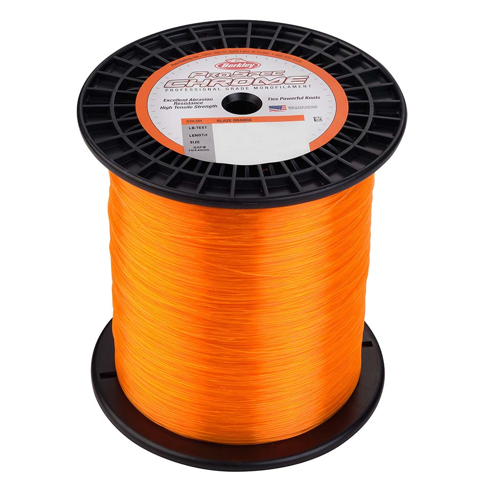 Berkley Qualifies for Free Shipping Berkley Prospec Chrome 25 lb Blaze Orange 3000 Yards #1544003