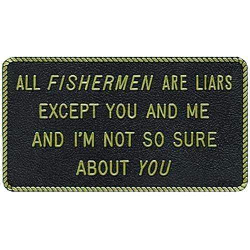 Bernard Engraving Qualifies for Free Shipping Bernard Engraving All Fishermen Are Liars #FP-024