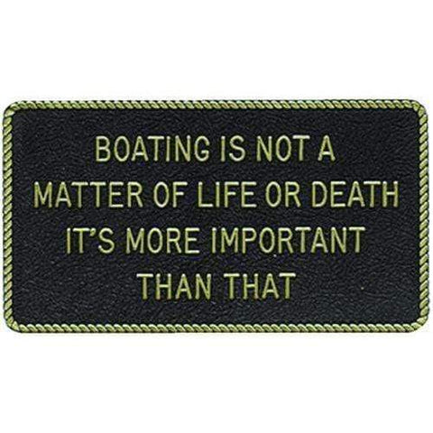 Bernard Engraving Qualifies for Free Shipping Bernard Engraving Boating Is Not A Matter of #FP-047