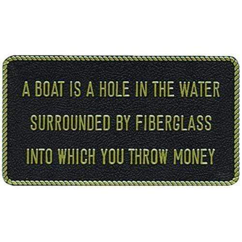 Bernard Engraving Qualifies for Free Shipping Bernard Engraving Fun Plaque A Boat Is #FP-054