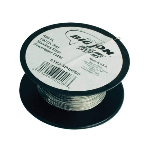 Big Jon Sports Qualifies for Free Shipping Big Jon Stainless Wire Cable 400' Spool #SP400SS