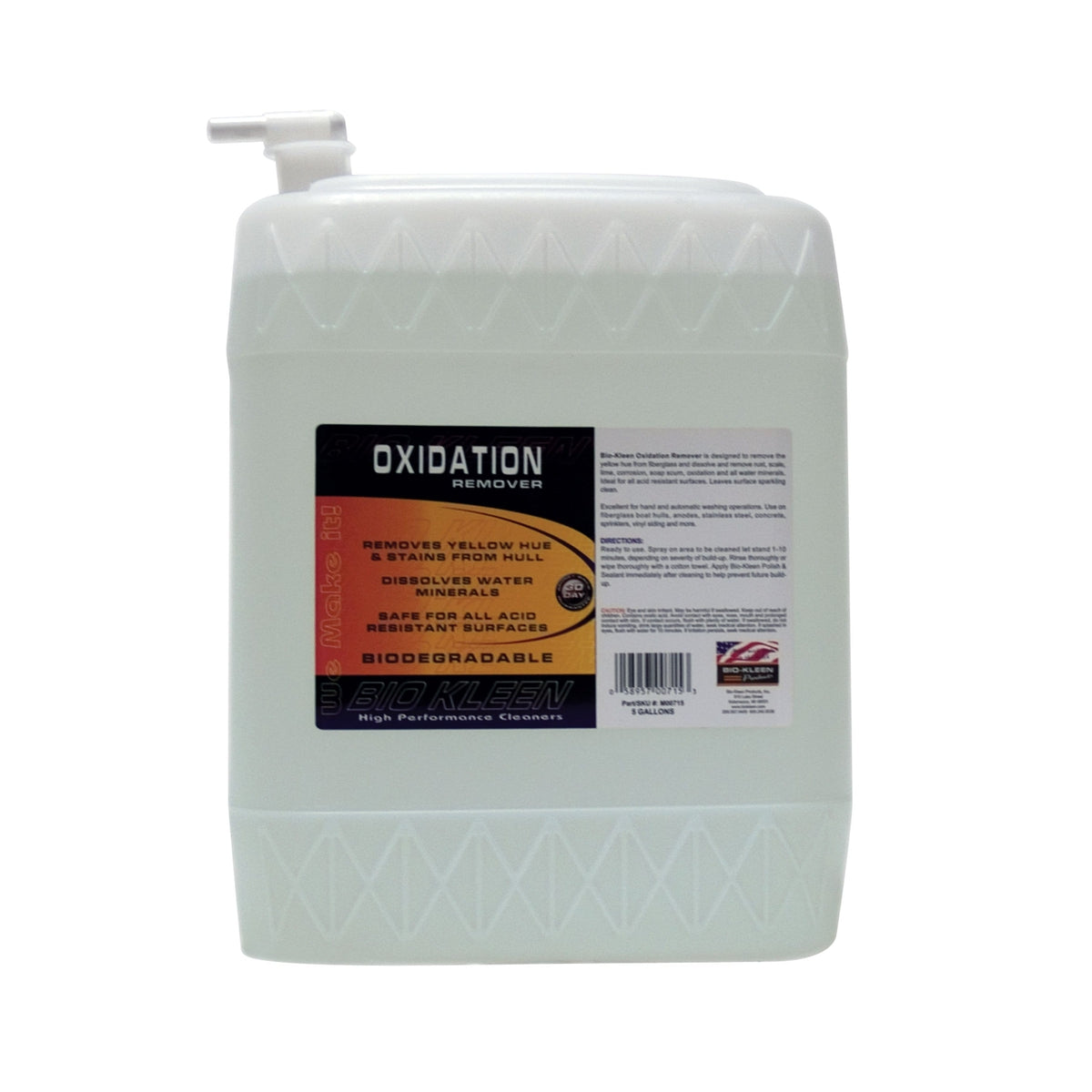 Biokleen Oxidation Remover/Fiberglass Stain Remover 5-Gallon #M00715