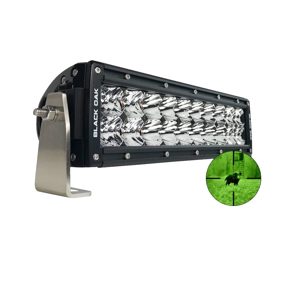 Black Oak LED Qualifies for Free Shipping Black Oak 10"Infrared Double Row 850nm Black #10IR-850