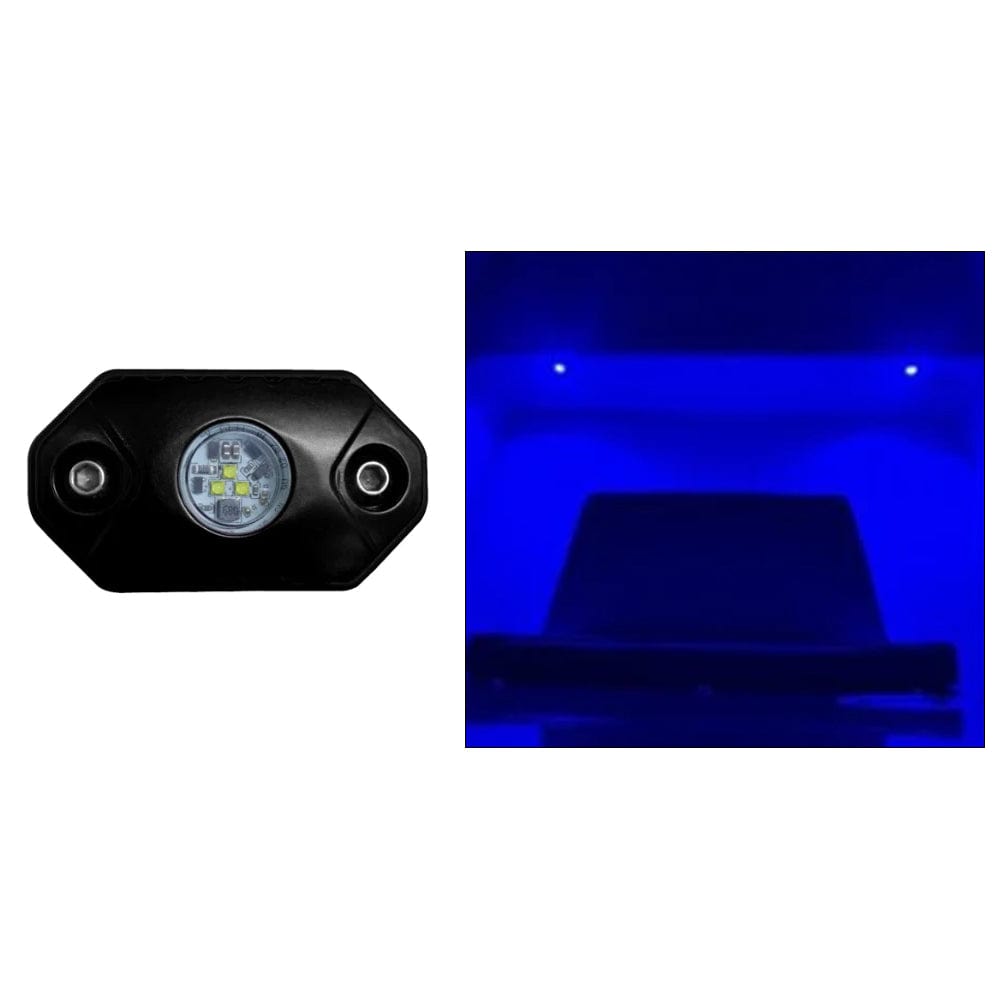 Black Oak LED Qualifies for Free Shipping Black Oak Rock Accent Light Blue LED Black Housing #RL-B