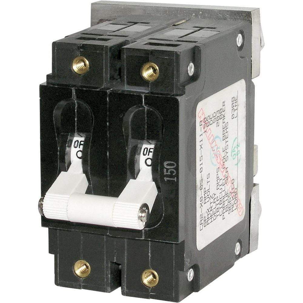 Blue Sea System Qualifies for Free Shipping Blue Sea 150a Double-Pole Circuit Breaker #7267