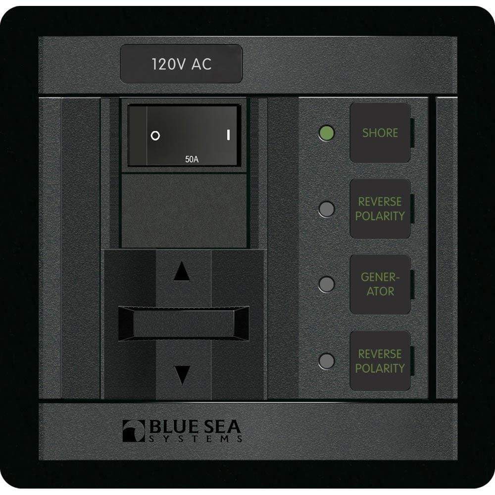 Blue Sea System Qualifies for Free Shipping Blue Sea 360 Panel 120v AC 2 Sources #1231