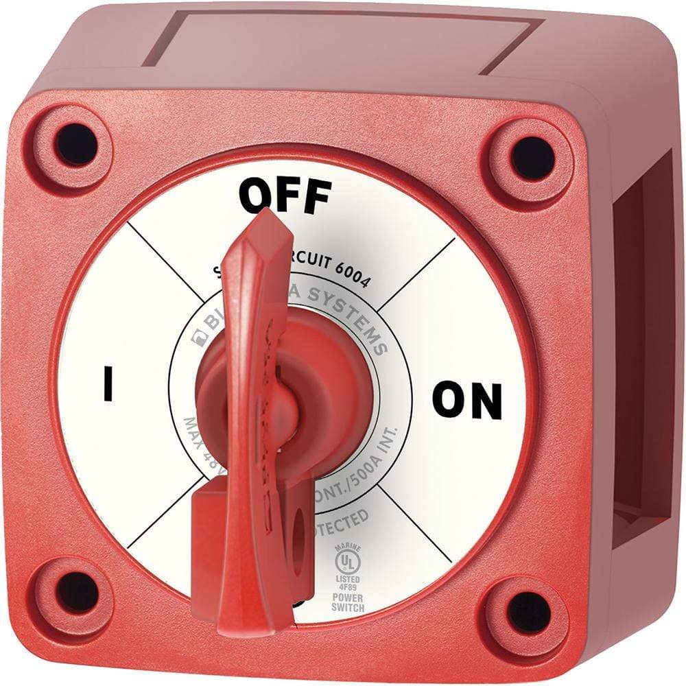 Blue Sea System Qualifies for Free Shipping Blue Sea Battery Switch On/Off with Locking Key Red #6004