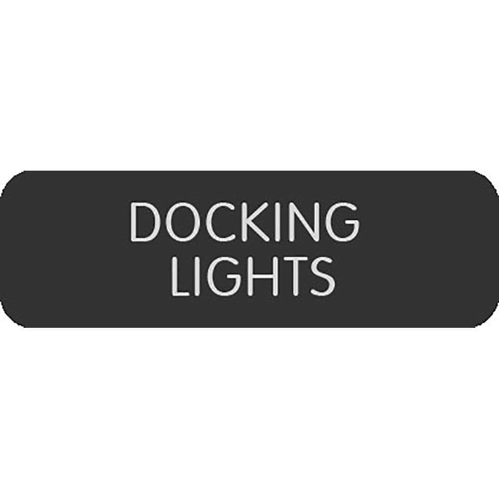 Blue Sea System Qualifies for Free Shipping Blue Sea Large Format Docking Lights Label #8063-0143