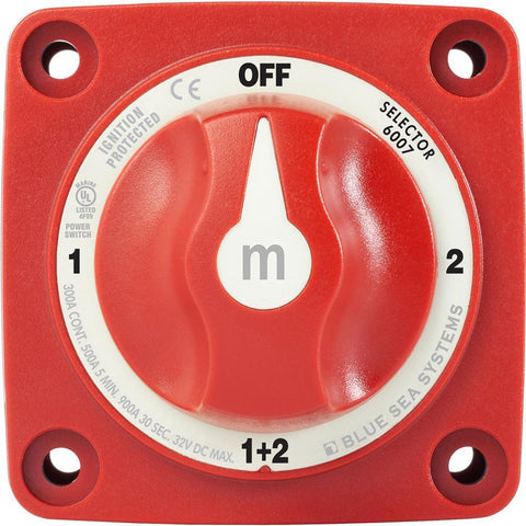 Blue Sea System Qualifies for Free Shipping Blue Sea M-Series Mini Battery Switch Selector #6007