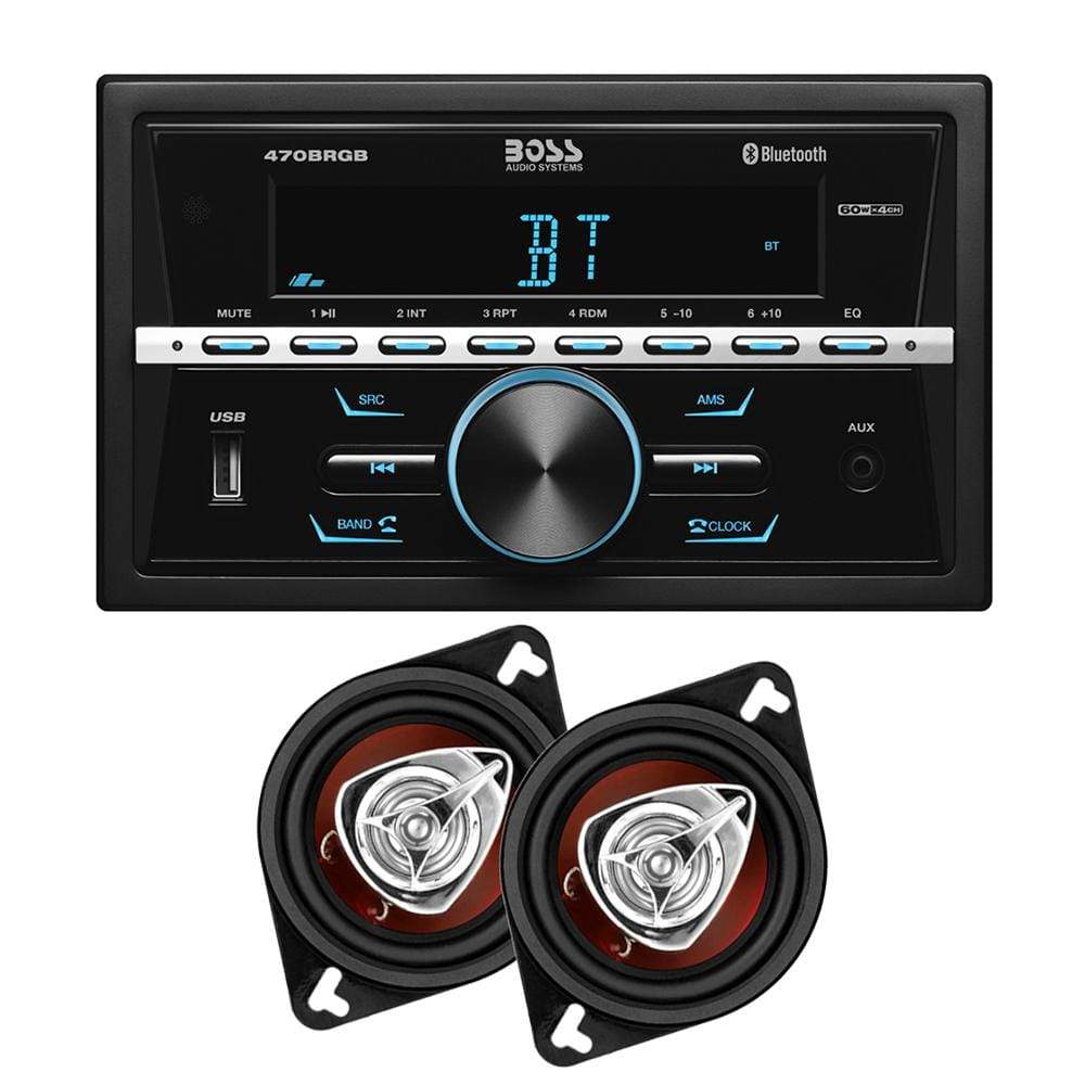 Boss Audio Qualifies for Free Shipping Boss Audio 470brgb Kit Am/Fm/Bt Stereo And Pair Of #470BRGBKIT
