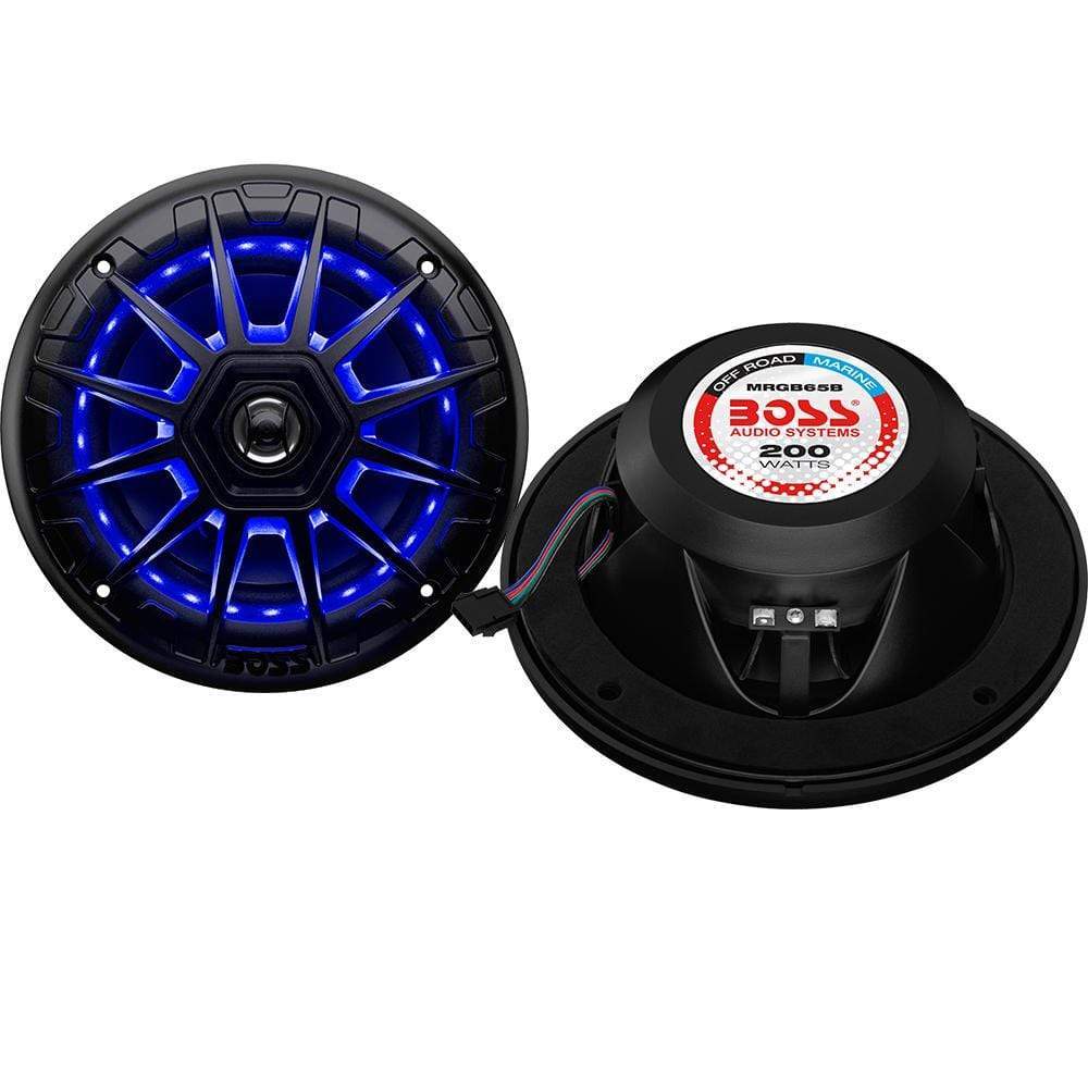 Boss Audio Qualifies for Free Shipping Boss Audio 6.5" 2-Way 200w Marine Full Range Speakers #MRGB65B