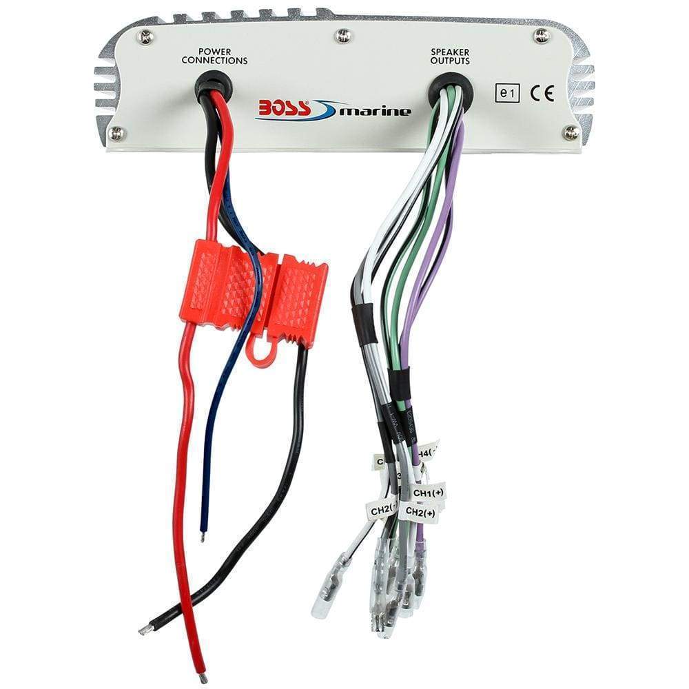 Boss Audio Qualifies for Free Shipping Boss Audio Marine Power Amplifier 4-Channel MOSFET Bridgeable #MR1000