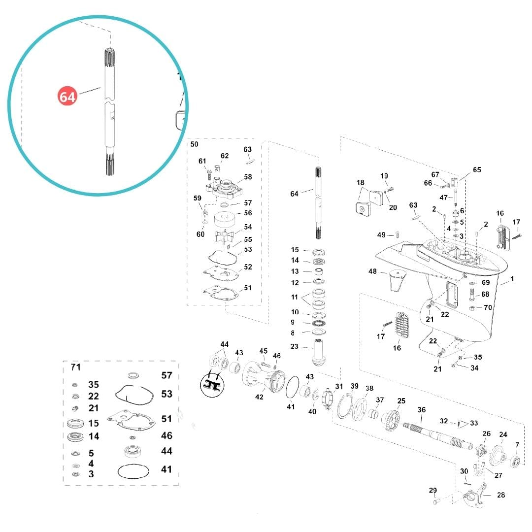 BRP Qualifies for Free Shipping BRP Driveshaft #355258