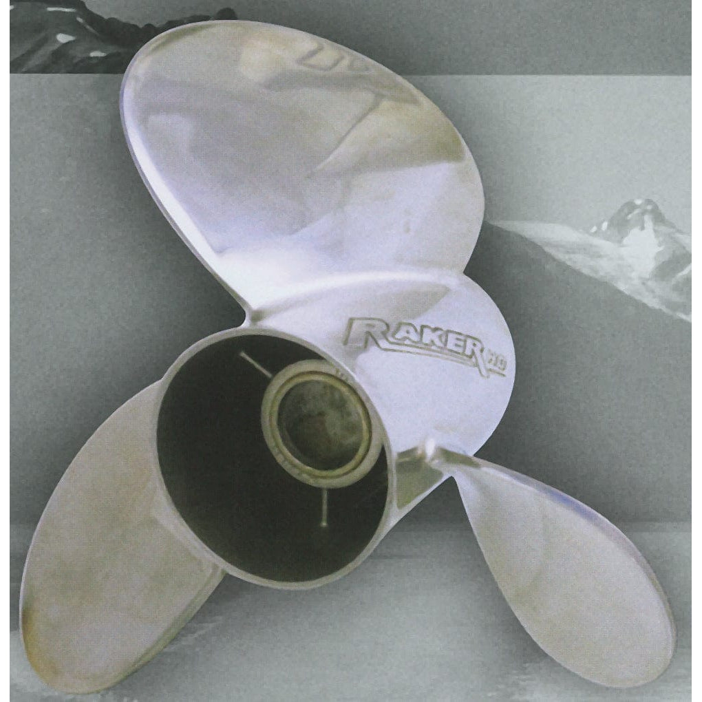 BRP Qualifies for Free Shipping BRP Propeller 14.5 x 26 SS 3-Blade RH Raker II High Output #177306