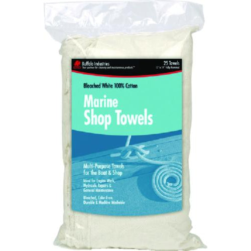 Buffalo Qualifies for Free Shipping Buffalo Marine Shop Towels White #62031