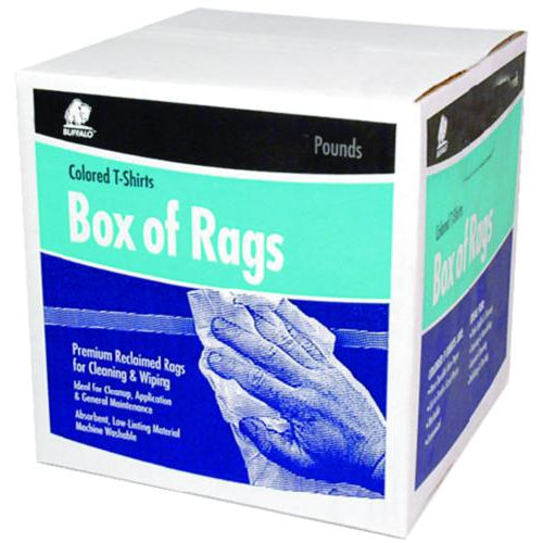 Buffalo Qualifies for Free Shipping Buffalo Recycled Colored Cloth Rags 4 lb #10080