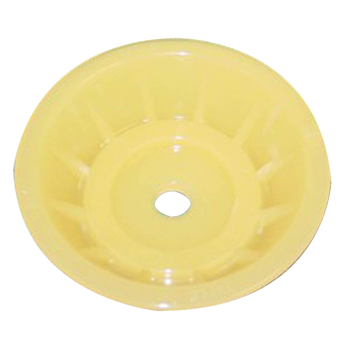 C.H. Yates Yellow Plastic Bow Bell 3.5" 0.5" #350Y