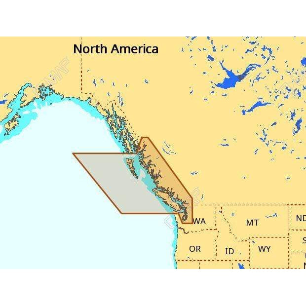 C-MAP USA Not Qualified for Free Shipping C-MAP NA-M025 Max Wide microSD Canada West with Puget Sound #M-NA-M025-MS