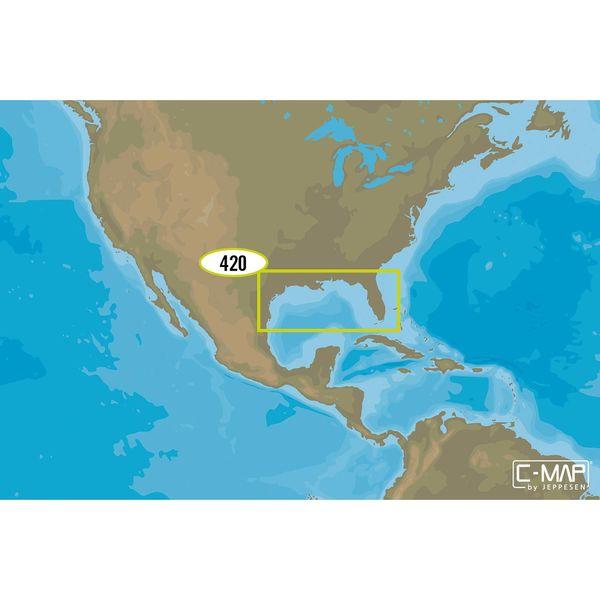 C-MAP USA Qualifies for Free Shipping C-MAP NA-M420 Max Wide C-Card Gulf of Mexico Bathymetric #M-NA-M420-CC