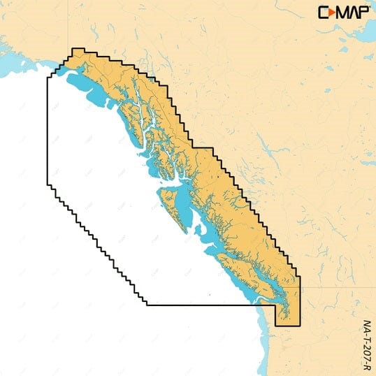 C-MAP USA Qualifies for Free Shipping C-MAP Reveal X Coastal British Columbia and Puget Sound microSD #M-NA-T207-R-MS