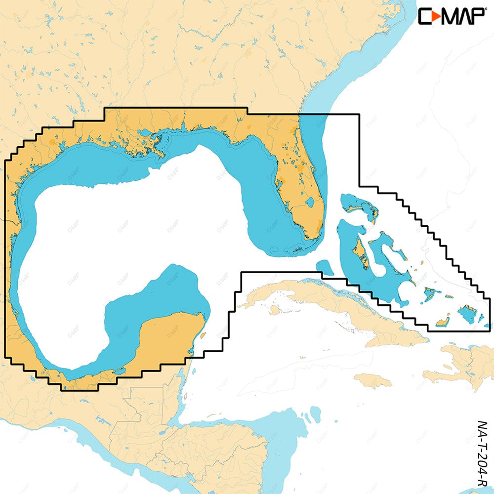 C-MAP USA Qualifies for Free Shipping C-MAP Reveal X Gulf of Mexico and Bahamas #M-NA-T-204-R-MS