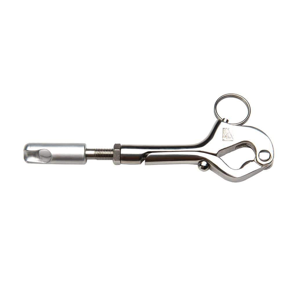 C Sherman Johnson Over Center Gate Hook with Splice Eye #LS-3100