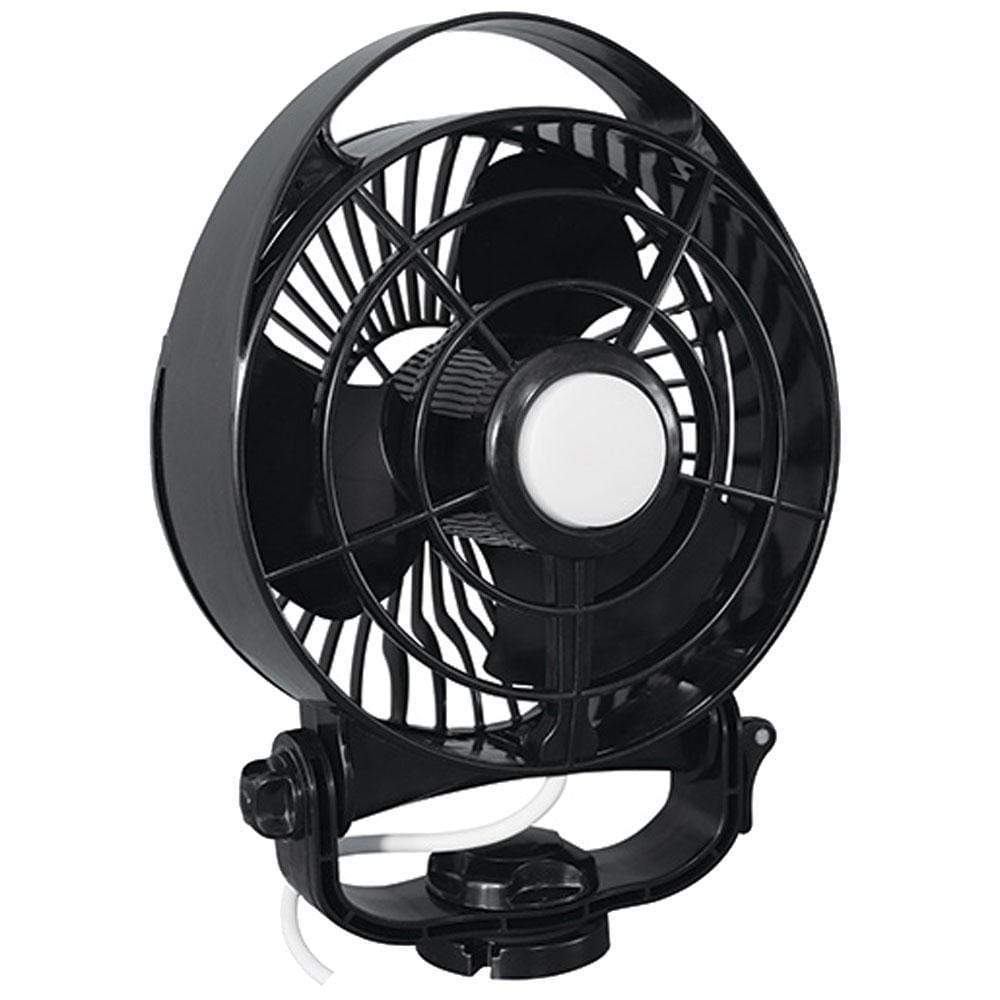 Caframo Qualifies for Free Shipping Caframo Maestro 12v 3-Speed 6" Marine Fan Black w/LED Light #7482CABBX