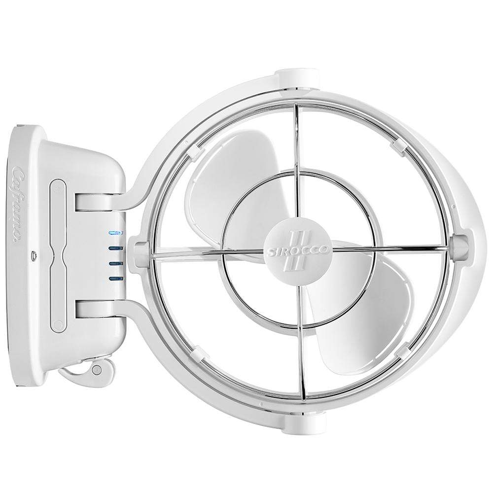 Caframo Qualifies for Free Shipping Caframo Sirocco II 12-24v 3-Speed 7" Gimbal Fan White #7010CAWBX